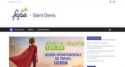 Desktop Screenshot of fcpe-saint-denis.org
